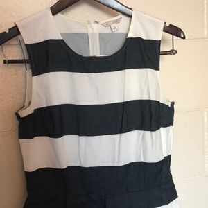 Gap linen striped dress